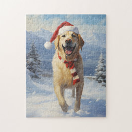 Puzzle Navidades de Labrador