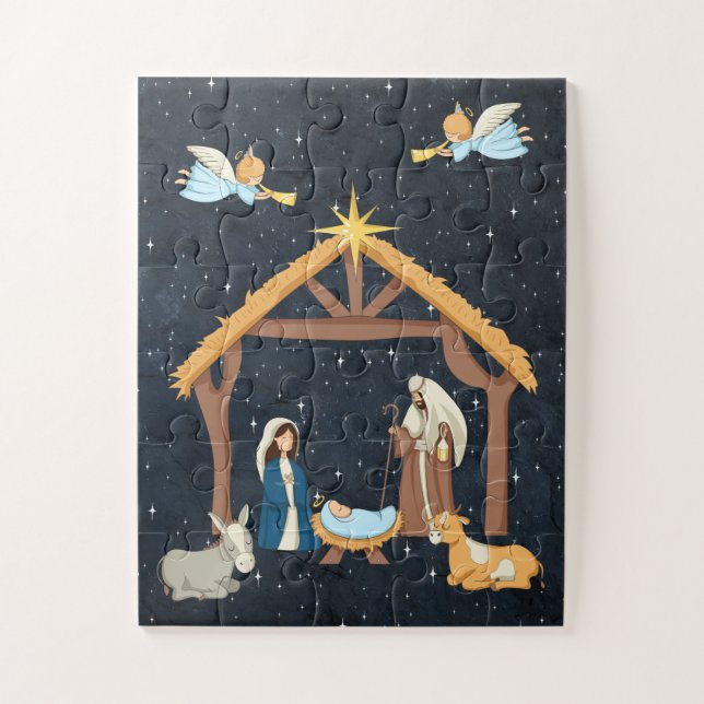Puzzle Navidades de Natividad (Vertical)