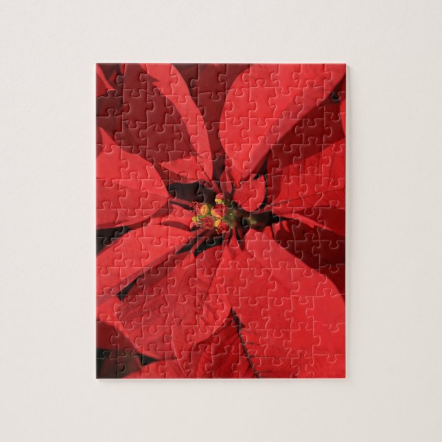 Puzzle Navidades de Poinsettia (Vertical)