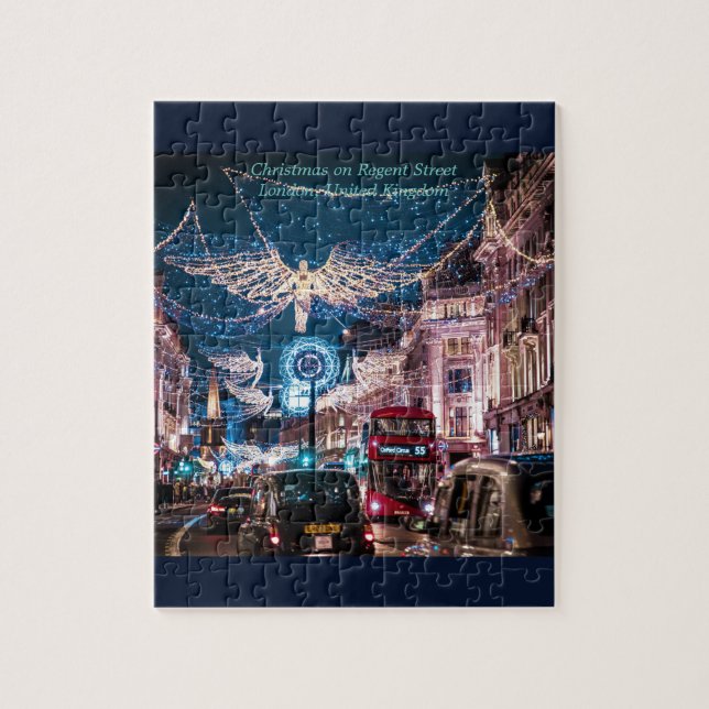 Puzzle Navidades de Regent Street, Reino Unido, Londres (Vertical)