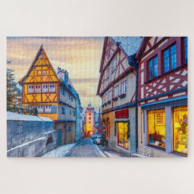 Puzzle Navidades de Rothenburg ob de Tauber (Horizontal)
