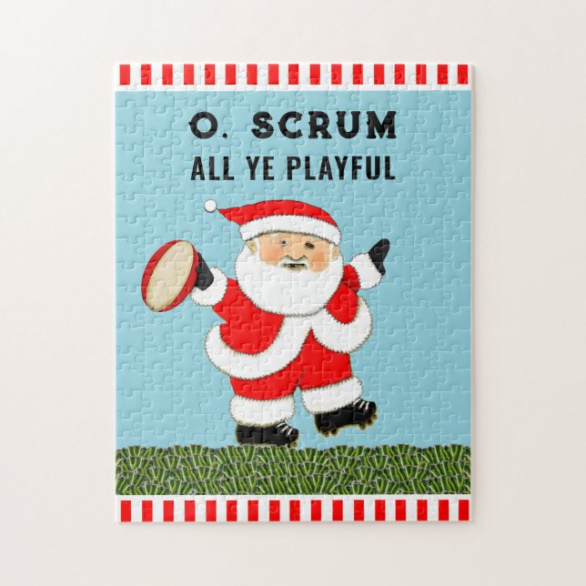 Puzzle Navidades de Rugby (Vertical)