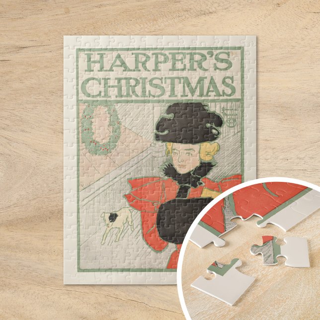 Puzzle Navidades de Vintage Harper en 1896 (Subido por el creador)