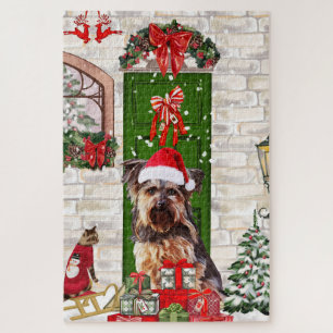 Puzzle Navidades de Yorkie Dog