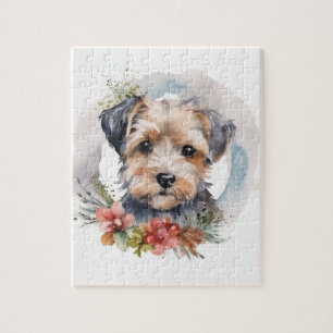Puzzle Navidades de Yorkipoo de la revista Wreath Festime