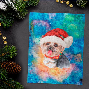 Puzzle Navidades de Yorkshire Terrier Breed Dog