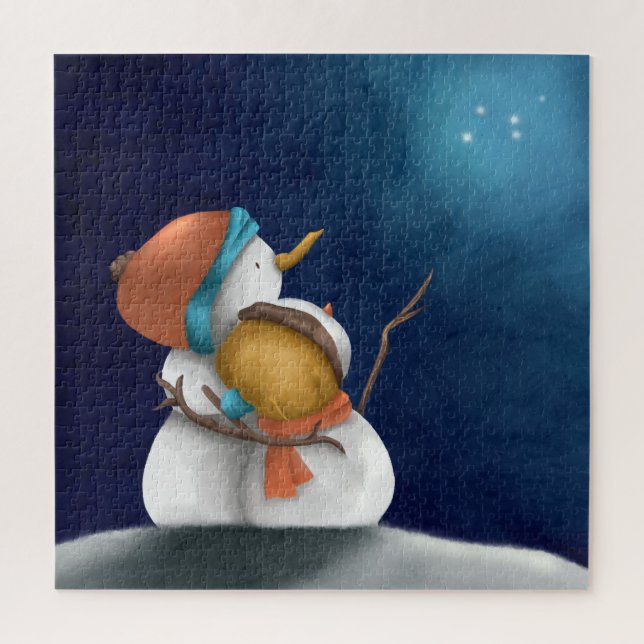 Puzzle Navidades del Aniversario de la Pareja de Hombres  (Vertical)