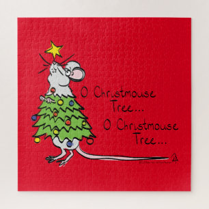 Puzzle Navidades divertidos adornan el Personalizado del