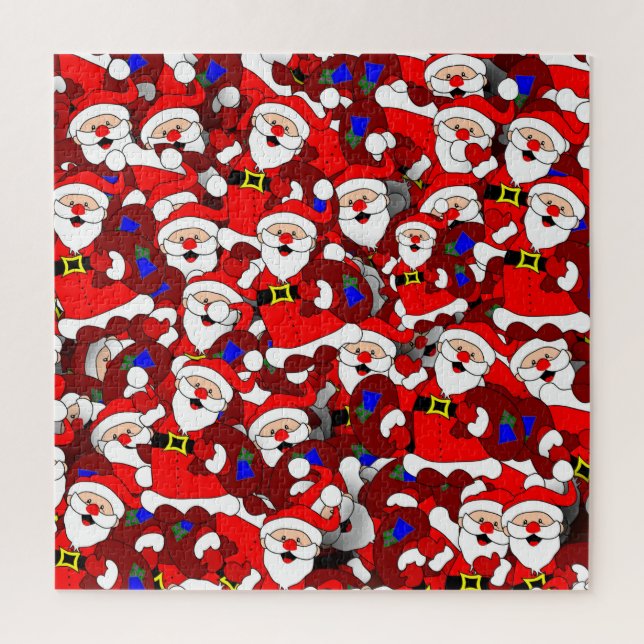 Puzzle Navidades divertidos, moderno y caprichoso colegio (Vertical)