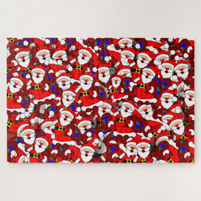 Puzzle Navidades divertidos, moderno y caprichoso colegio (Horizontal)