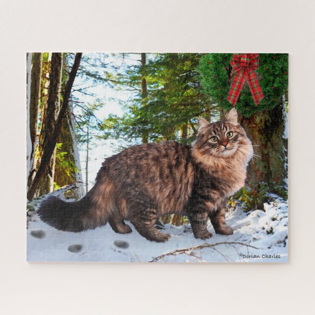Puzzle "Navidades en el bosque" 16x20 (Horizontal)