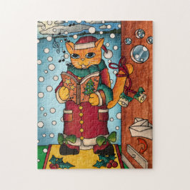 Puzzle Navidades encantadores y cariñosos cantantes de ca