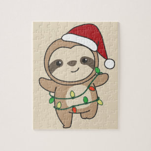 Puzzle Navidades eslovacos Animales de invierno lemas Jig