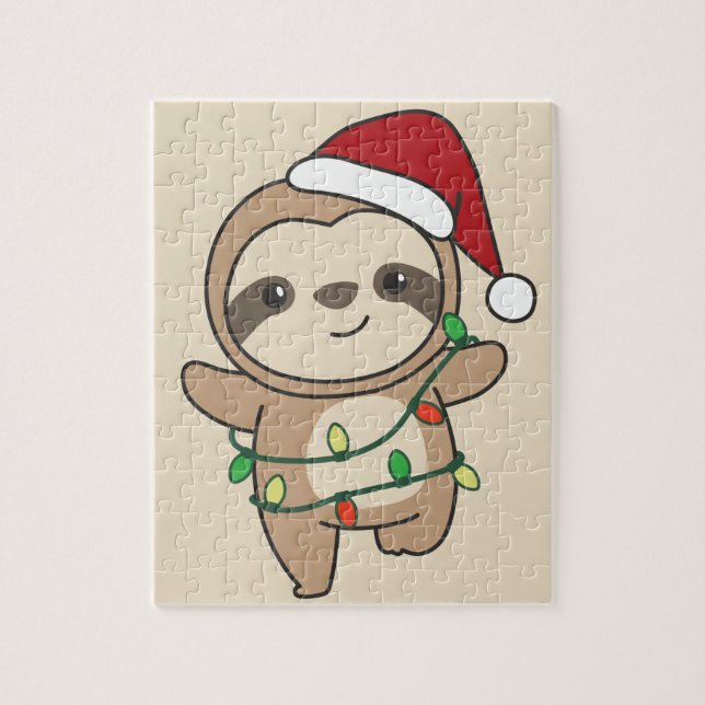 Puzzle Navidades eslovacos Animales de invierno lemas Jig (Vertical)