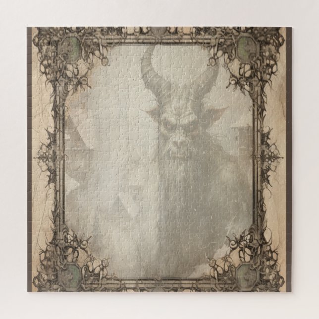 Puzzle Navidades fantasmales Krampus (Vertical)