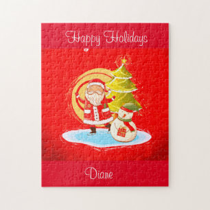 Puzzle Navidades felices de manos