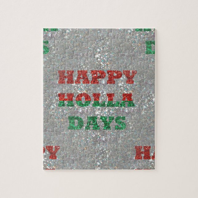 Puzzle navidades felices días de holla (Vertical)