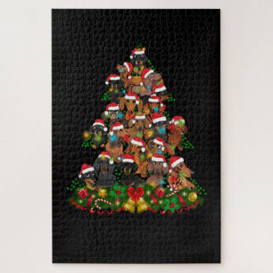 Puzzle Navidades felices Luz de árbol de Navidad de per