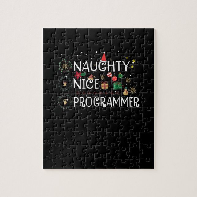 Puzzle Navidades felices | Ntraviesa Programadora De Niza (Vertical)