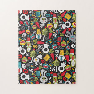 Puzzle Navidades feos y Año Nuevo feliz