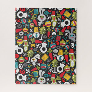 Puzzle Navidades feos y Año Nuevo feliz