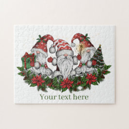Puzzle Navidades festivos gnomes