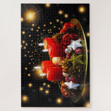 Navidades festivos modernos Moda de velas navideña