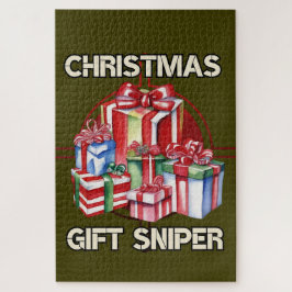 Puzzle Navidades, francotiradores, regalos, ejército