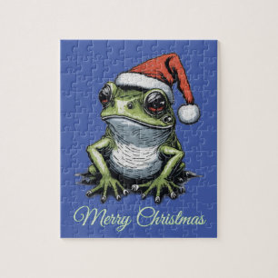 Puzzle Navidades Frog Cottagecore Vintage Victorian
