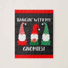 Puzzle Navidades Gnomes Cute Holiday