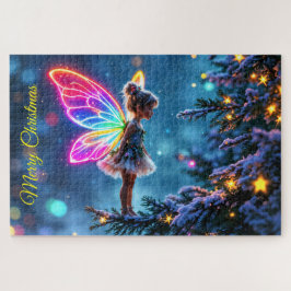 Puzzle Navidades hadas de la magia de los bosques de invi