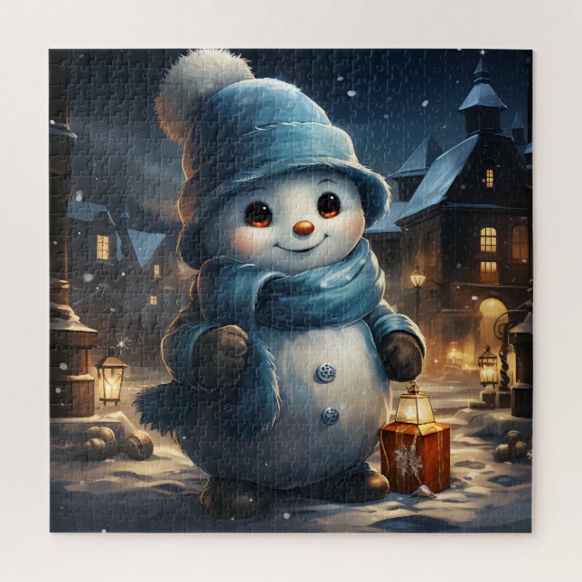 Puzzle Navidades inteligentes Snowman (Vertical)