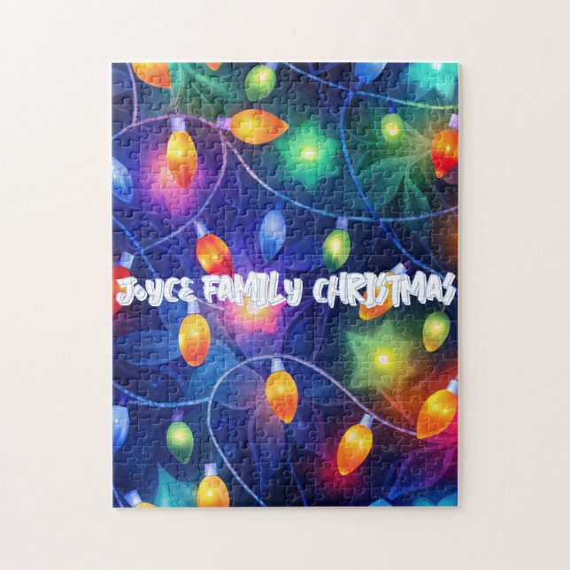 Puzzle Navidades Luces Brillantes Festividades Brillantes (Vertical)