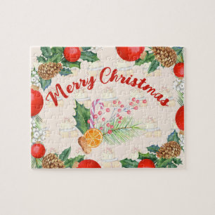 Puzzle Navidades Naranja quemado en Bouquet Candy Barry W