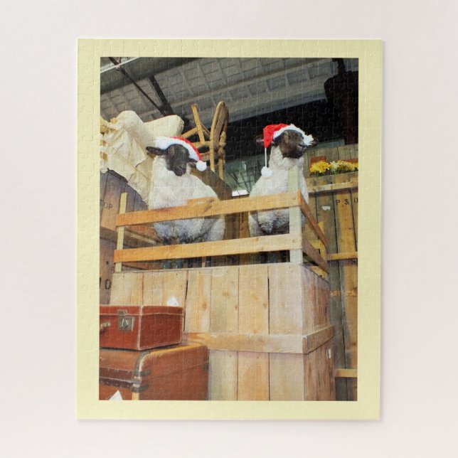 Puzzle Navidades ovinos (Vertical)