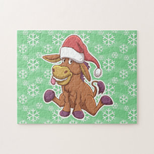Puzzle Navidades Personalizado del burro