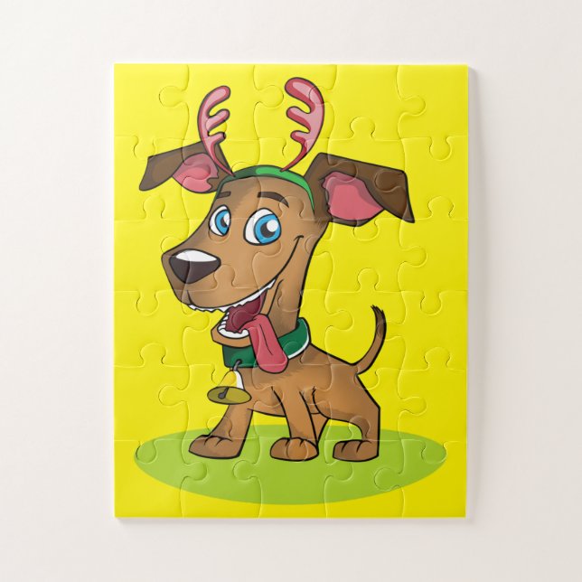 Puzzle Navidades Personalizado Doggie (Vertical)