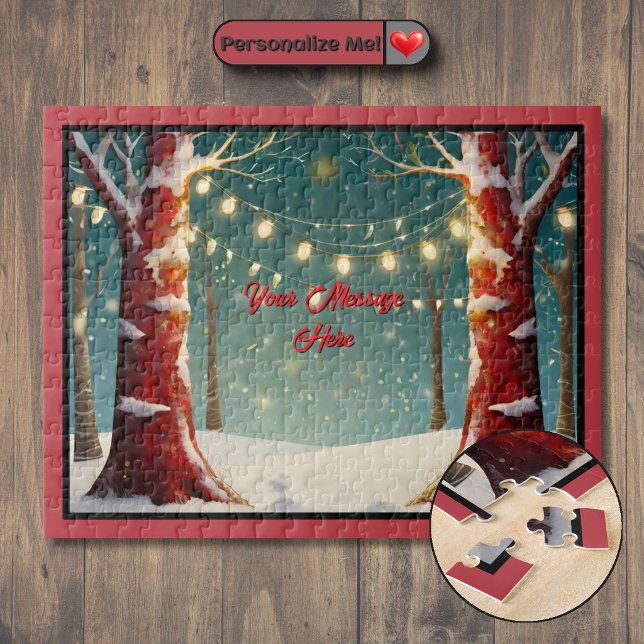 Puzzle Navidades personalizados (Customizable Christmas Jigsaw Puzzle)