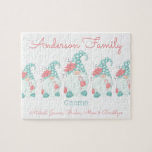 Navidades personalizados de Cute Pastel Gnome Elf