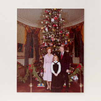 Puzzle Navidades Presidente James Jimmy Carter Casa Blanc