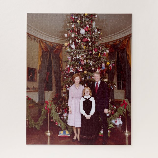 Puzzle Navidades Presidente James Jimmy Carter Casa Blanc (Vertical)