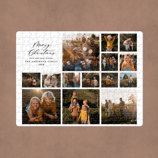 Puzzle Navidades regalo de colección de fotos mínimo mode (Subido por el creador)