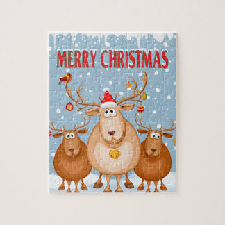 Puzzle Navidades renos