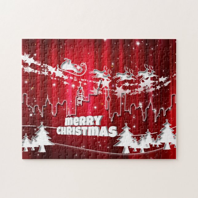 Puzzle Navidades rojos (Horizontal)
