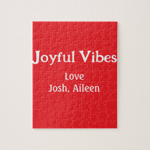 Puzzle Navidades rojos alegres vibes vacaciones amores fa