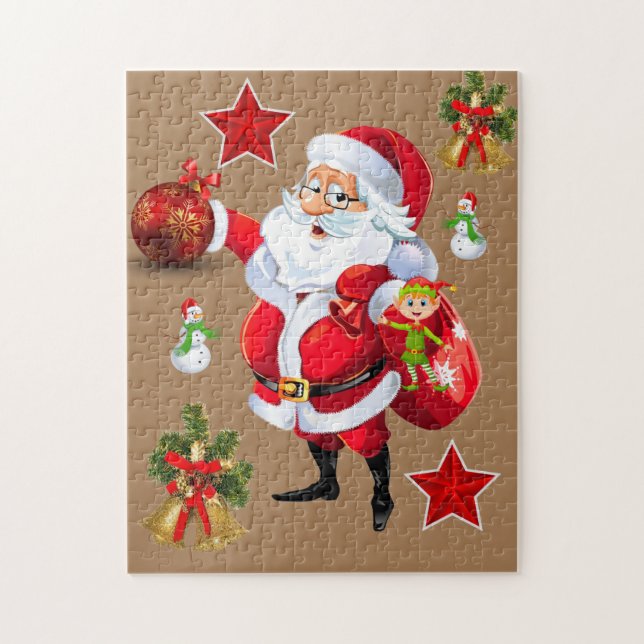 Puzzle Navidades rompe Santa (Vertical)