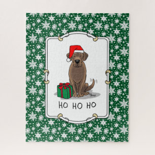 Puzzle Navidades Santa Chocolate Labrador Recupera curios