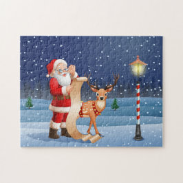 Puzzle Navidades Santa Claus Y Renos | Vacaciones