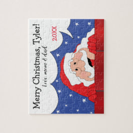 Puzzle Navidades Santa Says