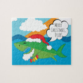 Puzzle Navidades Santa Shark